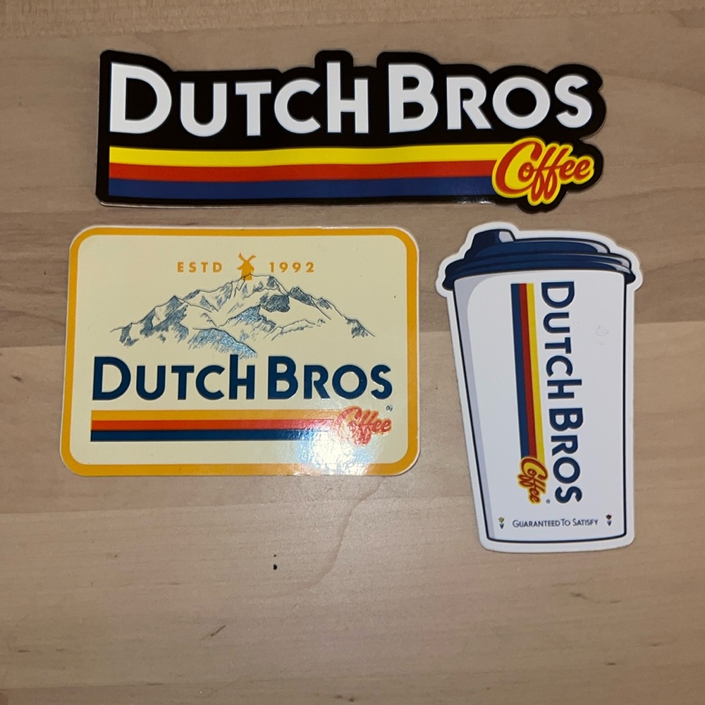 Dutch Bros stickers